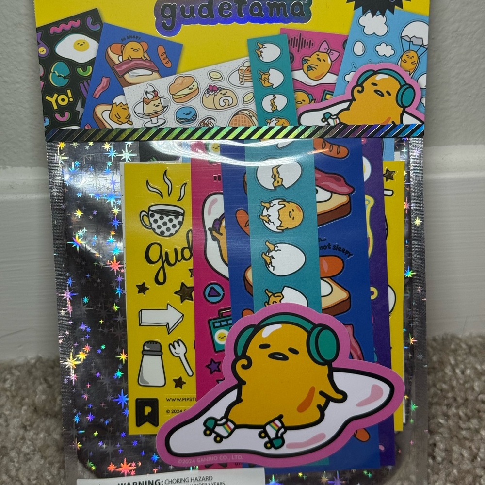 Pipsticks Gudetama Sticker Set - Multicolor - Picture 2 of 3